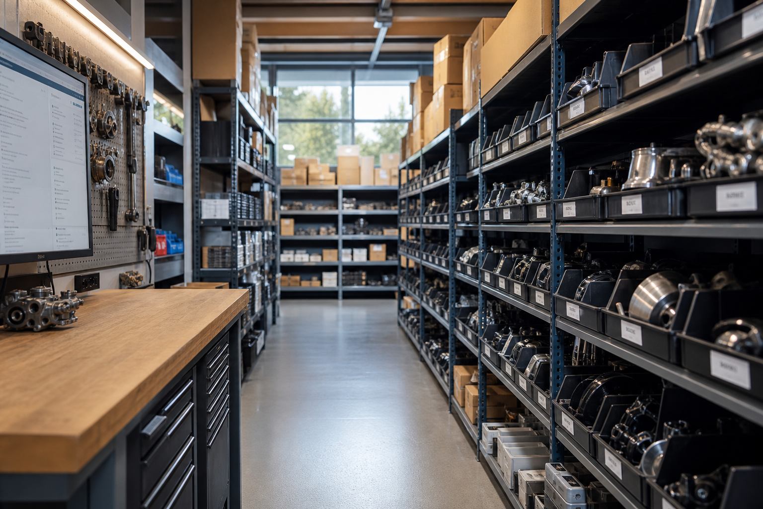 Automotive parts warehouse